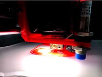 Inductive Sensor Mount LED Addon BQ Prusa i3 by ajpl
