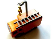 Small truck with ladder and lightning by Nr5Alive