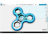 Fidget spinner Nut M10 by Grempelp