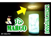 lampara litofania MARCO by tresdlito