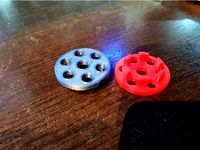 Guia para rollo de plastico de PrintaLot 1kg v2 - Spool Guide by nachox