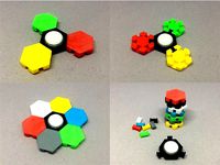 Hex Tile Fidget Spinner by CyberCyclist