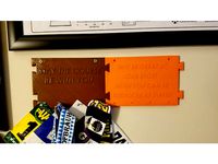 Run Bib Holder, Expandable by gmeine921