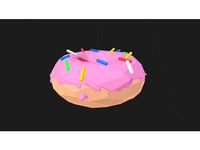 Low Poly Doughnut by NanoTechWarrior