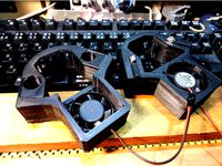 kossel 2020 motor cooling feet by UEPONYA