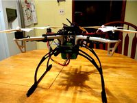 DJI F450 YKV Landing Skid Adapter and Battery Cage by JimbalNy