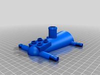 [RMX]  Balloon Powered Jet Car with Snap in Wheels and Duplo Seat (no guts) by daef