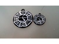 Dharma Initiative Keychain/Pendant from Lost by SpookyTheCat