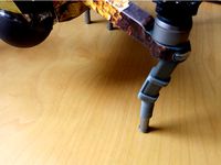 Mavic Pro extended landing gear with dampers by krakow_marcin