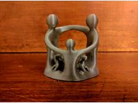 Family Dogs Sculpture by catinator