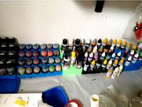 Modular modeling colour stand/organizer/holder for vallejo, citadel and ammo by Camaleonte
