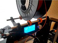 Anet A6 filament spool holder by jcheger