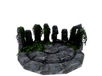 Speaking Stones (and Well) - OpenGameArt - Terrain by brimstone326
