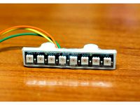 RGB LED Strip Mount (8 LED / WS2812) for ZMR250 by vegos
