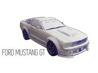 Ford Mustang GT - Model 1:64 by Flowr