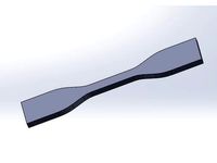 Standard Tensile Test ASTM D638 Specimen Type I - V (1-5) by znanzhu
