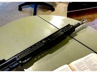 AR 15 keymod hand guard by JustinSpanier