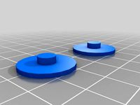 Fidget Spinner Bearing Caps by somdude