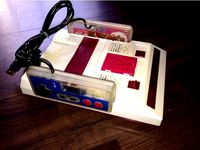 Famicom USB Controller by CreAdamus
