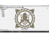 Halo Legendary 120mm fan cover by Glassman