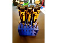 Desktop Mini-Screwdriver Holder by B00MSTICK