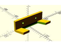 Customizable Skateboard Hook v1 by dmann99