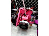 E3D V6 Carriage with Autoleveling and M3 Nut by Tobi97l