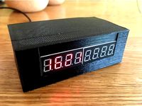 Raspberry Pi Zero MAX7219 LED Case  by NorthernBlogger