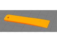 Print Bed Scraper (fixed) by NatroNx