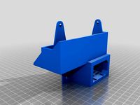 Mean Well LRS-350 mount/cover/inlet for AM8 frame by gmarsh23