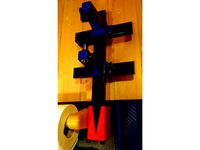 Circuit board stand holder for OBI pegboards by JoHerz