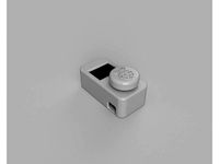 Raspberry Pi Zero case for OLED and rotary encoder by DanielBack