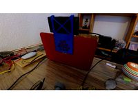 Smartphone holder for laptop by 3DPRINTER_NOOB