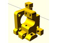 Makerfarm Pegasus Extruder - Reinforced by dan_nm