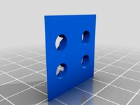 Simple GPU support pieces to be used with 14mm carbon fiber tubing by nwx