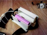 1x 18650 battery holder for headlamp by vvs1864