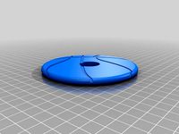 Simple Solid Basketball Spinner by outoftimejr