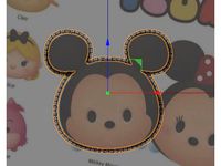 Mikey Mouse cookie cutter tsum tsum style by TomasLA