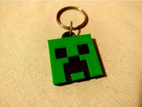 Minecraft Creeper Keychain by lokster