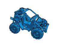 1/48 scale wargame buggy model by Forpost_D6