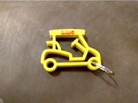 Luc - Golf cart keychain by RLazure