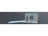 Iphone 6/6s/7 w/case CD player mount 1.5 apple logo by jgregory83