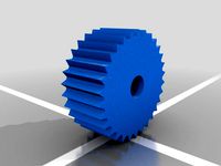 Print Bed Thumb Wheel by ellisgoward