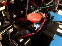 Anet A8 Filament Loading Button (thumb saver) by jhwblender