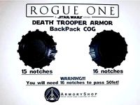 Star Wars Rogue One Deathtrooper Armor COG 16 notches by Spiel82