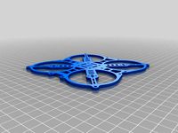 PEX96 Bottom plate (holes for motor clips) by noeyes