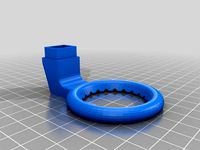 Shorter Hesine M-505, Anet A8 - Center Nozzle Fan by tinkertomsthings