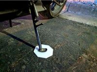 Motorcycle Kickstand Pad / Puck by meie1kyl