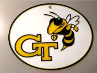 Georgia Tech Yellow Jacket Emblem by DugDesigner