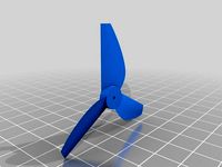 Boeing HSNLF Airfoil Micro Drone Propeller (41.98g thrust @ 3V)  by emanuelbucsa